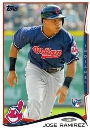 Jose Ramirez RC Cleveland Indians (RC – Rookie Card) 2014 Topps 424