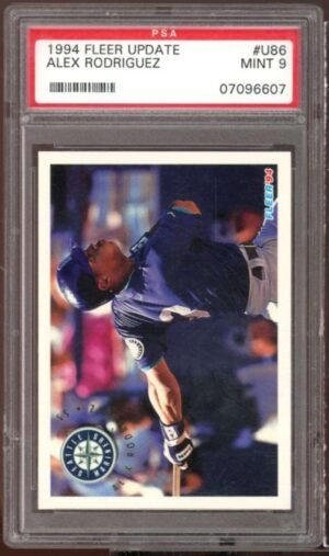 Alex Rodriguez Rookie Card 1994 Fleer Update #U86 PSA 9