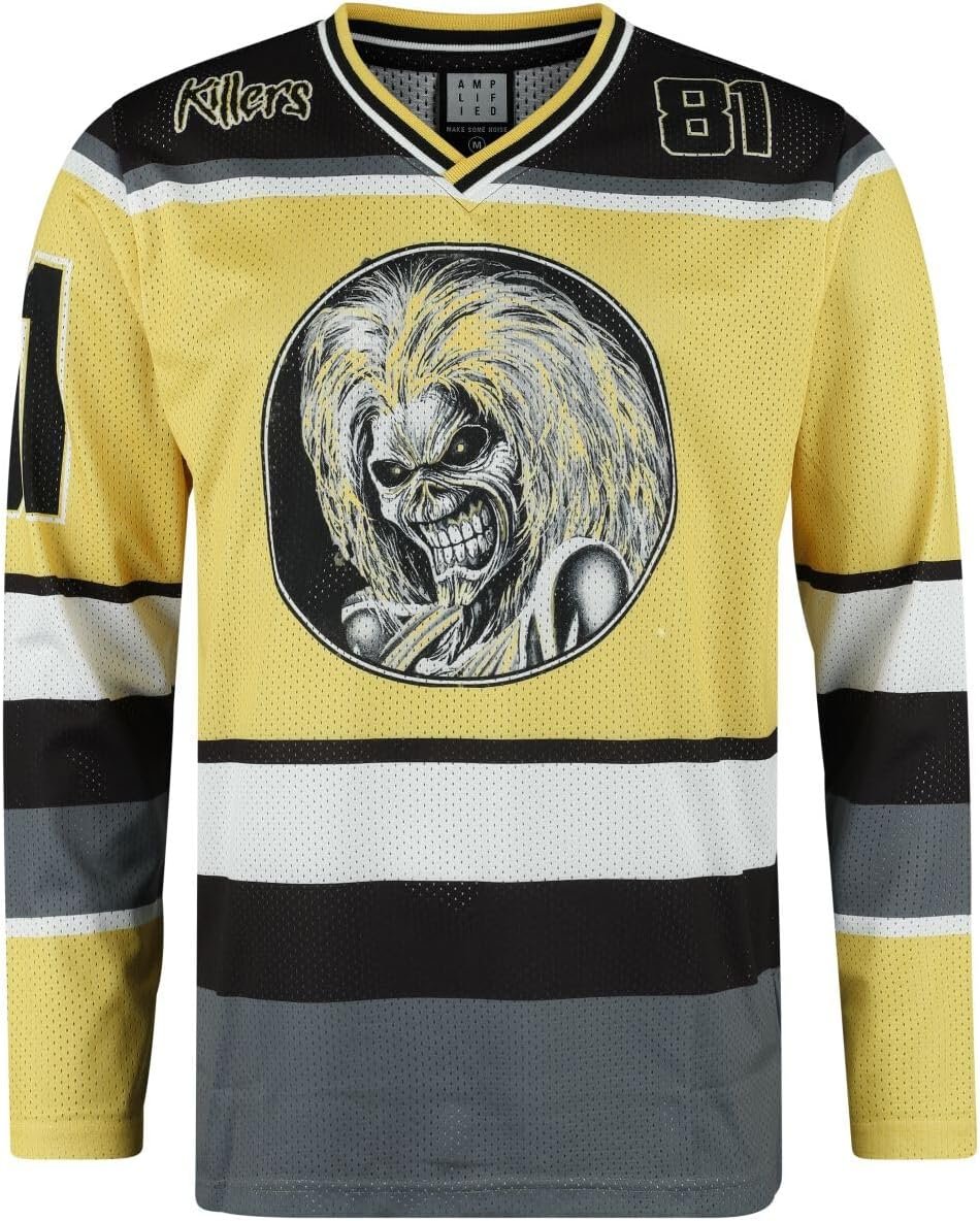 Amplified Mens Iron Maiden Hockey Jersey