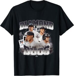 Juan Soto & Aaron Judge | New York Duos Merch | MLBDDUO4001 T-Shirt