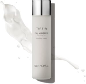 TIRTIR Milk Skin Rice Toner – Deep Moisturizing, Hydrating and Refreshing for face, Niacinamide, Ceramide, Rice Bran Extract, Nature-Oriented Ingredients, Korean Skin Care, Vegan, 150ml / 5.07 fl.oz.