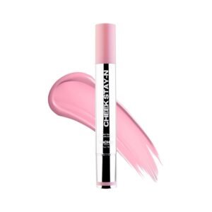 Sacheu Cheek STAY-N Liquid Blush for Cheeks — High Pigment, Buildable, Lightweight Cream Blush Infused With Squalane, for Dewy & Radiant Flushed Cheeks — Long-lasting & Cruelty Free, I’m Cute