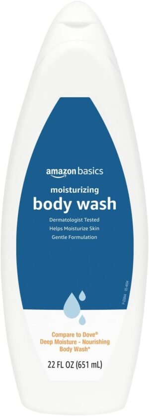 Amazon Basics Body Wash for Moisturizing Skin, Fresh, 22 fl oz (Pack of 1)