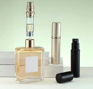 Diamonds for Men EDT 1.7 oz – Luxury Gift Set – Toiletry Bag, Fillable Travel Perfume Atomizer and RFID Metal Carbon Fiber Minimalist Wallet