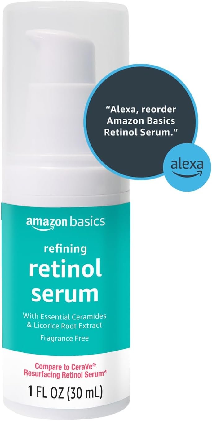 Amazon Basics Retinol Serum for Face, 1 Fluid Ounce, 1-Pack - Image 7