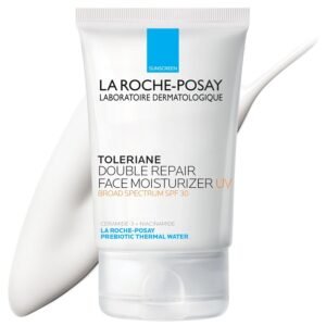 La Roche-Posay Toleriane Double Repair Face Moisturizer, Daily Moisturizer Face Cream with Ceramide & Niacinamide for All Skin Types, Immediate Comfort & Long Lasting Hydration, Fragrance Free