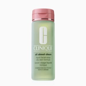 Clinique 3-Step All About Clean Liquid Facial Cleanser Soap For Oily Skin | Types 3 + 4