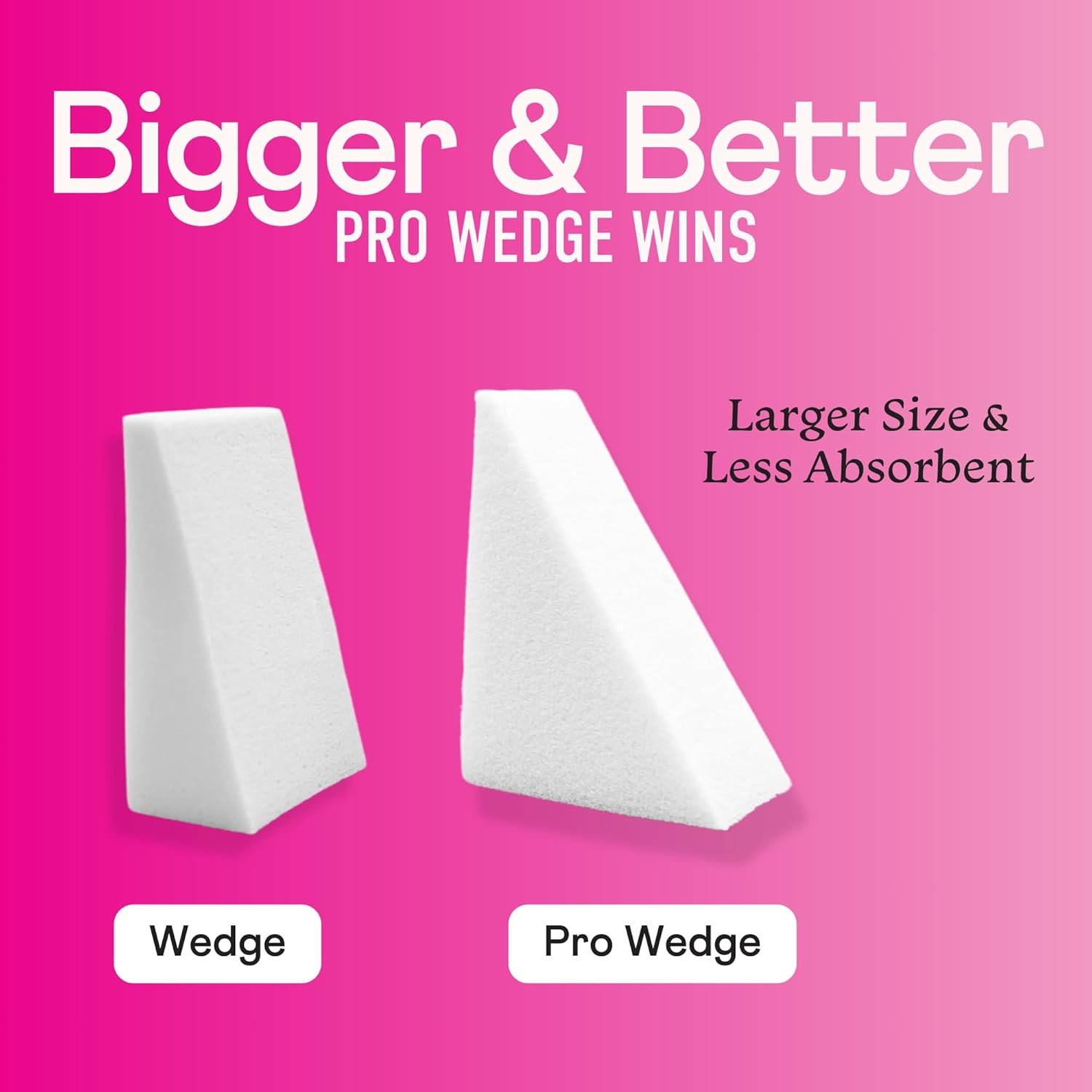 Swisspers Premium Pro Cosmetic Wedges, Latex-Free Makeup Wedge, Jumbo Size, 16 Count Bag - Image 4