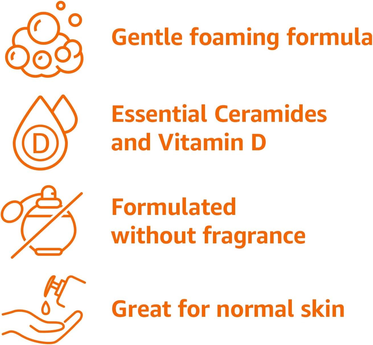 Amazon Basics Cleanser Face Wash - Renewing Salicylic Acid with Ceramides & Vitamin D, 8 fl oz, 1-Pack - Image 4