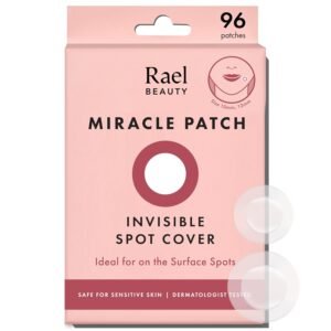 Rael Pimple Patches, Miracle Invisible Spot Cover – Hydrocolloid Acne Patch, Treatment for Breakouts, Absorbs Zits & Blemish, Korean Skin Care, 2 Sizes (96 Count)