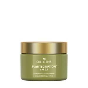 Origins Plantscription SPF 25 Power Anti-Aging Cream | Visibly Reduces Fine Lines | With Peptides & Hyaluronic Acid, 1.7 Fl Oz