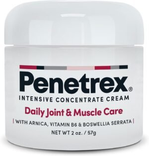 Penetrex Joint & Muscle Therapy – Soothing Muscle Rub for Back, Neck, Hands, Feet – Premium Whole Body Rub with Arnica, Vitamin B6 MSM & Boswellia – Non-Greasy 2oz Cream