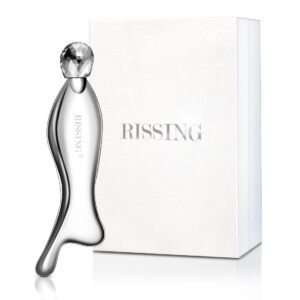 4-in-1 Gua Sha Facial Tools: FSA/HSA Eligible, Lymphatic Drainage Massager Facial Roller for Wrinkles and Lifting, Stainless Steel Gua Sha Tool for Face (Luxury Gift Box Edition)