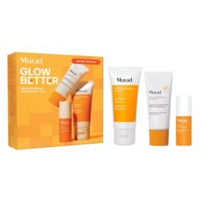 Murad Brighten Trial Kit – Vitamin C Skincare Set for Brighten & Even Tone – Travel-Friendly Kit for Radiant, Even-Toned Skin