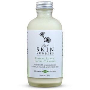 Sally B’s Tamanu Luxury Facial Cleanser/Cleansing Milk for Sensitive Skin/EWG Verified/Redness Relief/ 4Oz
