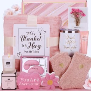 Self Care Gifts for Women Get Well Soon Gift Baskets, Birthday Gifts for Women Care Package, Unique Relaxing Spa Christmas Gifts for Mom, Best Friend, Sister, Thinking of You Gifts