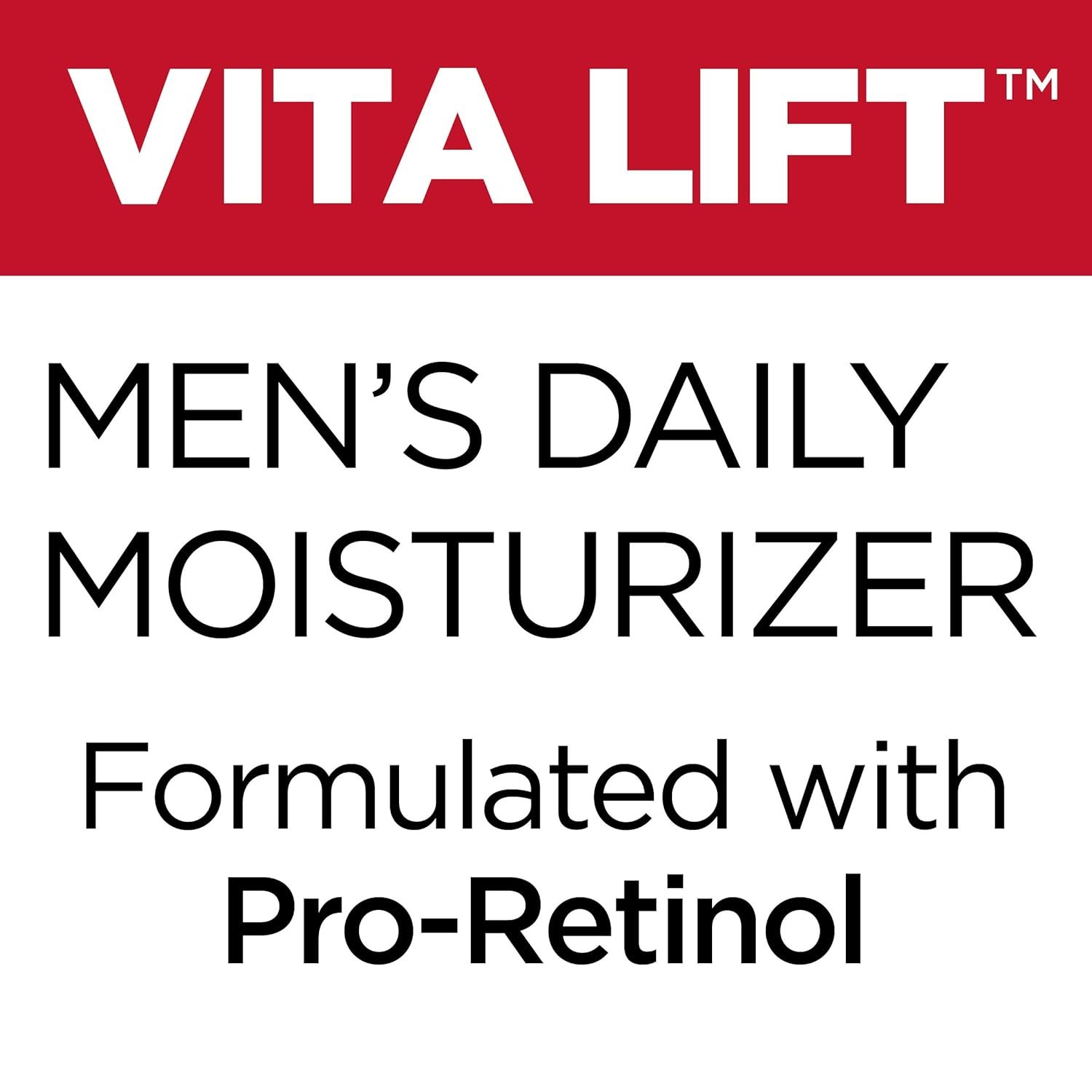 L'Oreal Paris Men Expert Vitalift Anti-Wrinkle & Firming Face Moisturizer with Pro-Retinol, 1.6 oz - Image 3