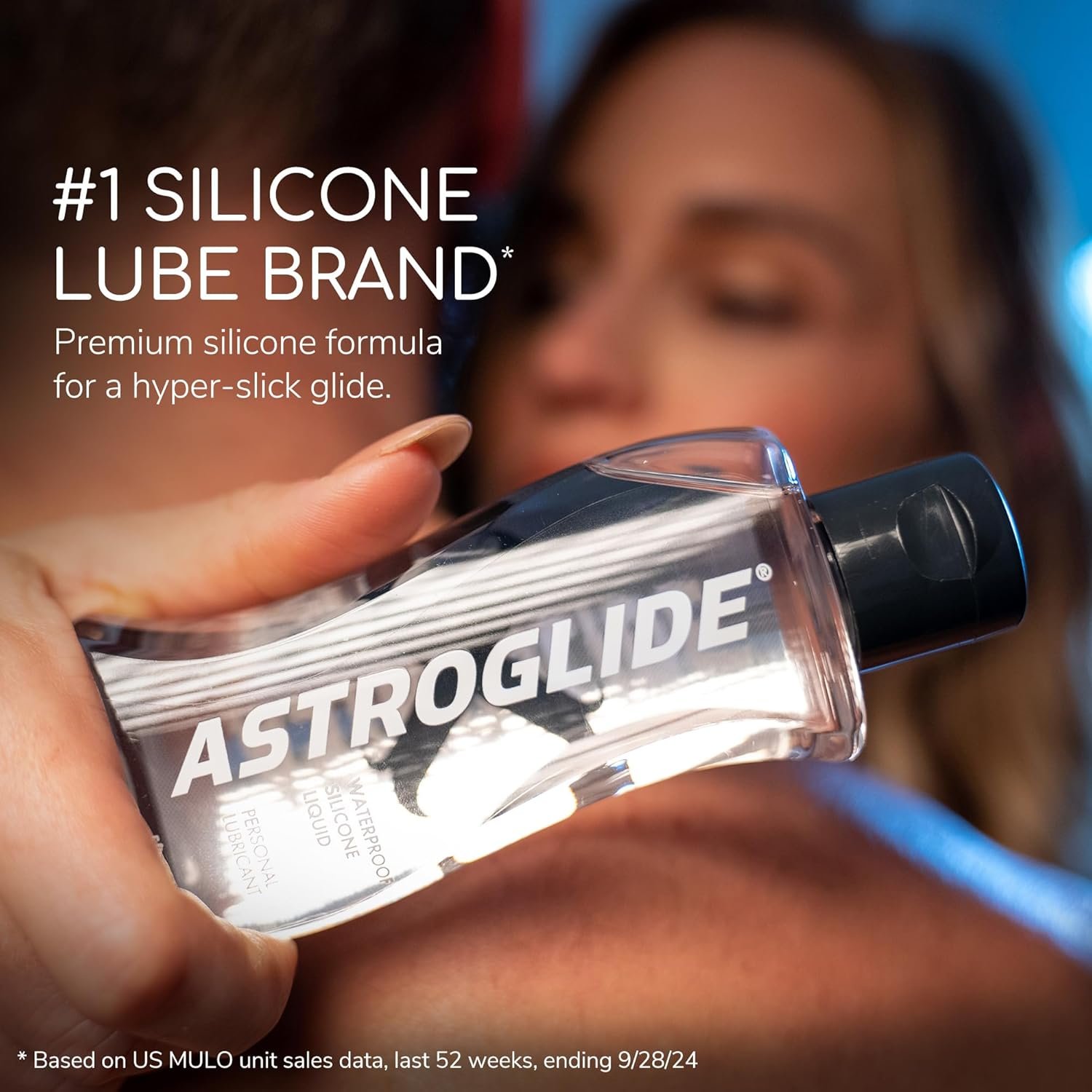 Astroglide Silicone Lube (2.5oz), X Premium Personal Lubricant, Uber Long-Lasting Silky Sex Lube, Waterproof for Wet Water Play, Travel-Friendly Size - Image 2