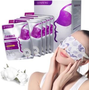 18 Packs Steam Eye Mask for Dry Eyes Self Heating Masks Cornea Care Rest Disposable SPA Warm Eye Compress Sleep Mask 30+ Minutes of Warmth for Reduce Eye Fatigue Travel Essentials (Unscented)