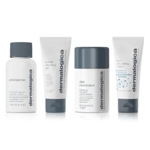 Dermalogica Discover Healthy Skin Kit – Includes: Precleanse, Face Wash, Face Exfoliator, & Moisturizer – Wash Away Impurities To Reveal Glowing Skin