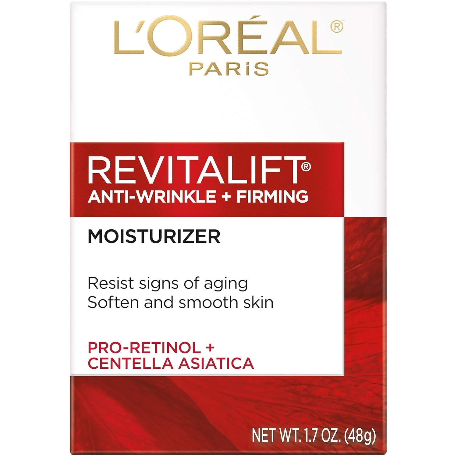 L'Oreal Paris Revitalift Anti-Wrinkle and Firming Face and Neck Moisturizer, Pro Retinol 1.7 oz - Image 2