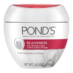 POND’S Anti-Wrinkle Face Cream Anti-Aging Face Moisturizer With Alpha Hydroxy Acid and Collagen 14.1 oz