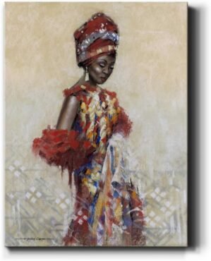 Renditions Gallery Celebration of Beauty I Wall Art, Premium Gallery Wrapped Canvas Decor, Ready to Hang, 32 in H x 24 in W, Made in America Print