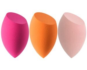 Makeup Sponges set for Dry & Wet Use – Foundation Blending Sponge for Concealer Blush Powder, Multi-color Blender Sponges (4pcs – Multi-colored A) (3pcs – Multi-colored A)