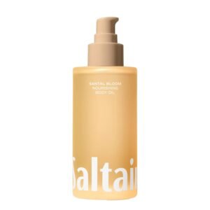 Saltair Body Oil. Luxurious Santal Bloom After Shower and Bath Oil Moisturizer for Women and Men. Botanical, Non-Greasy, and Well-Absorbing Lotion for Hydrating Dry Skin. 4oz Pump Bottle