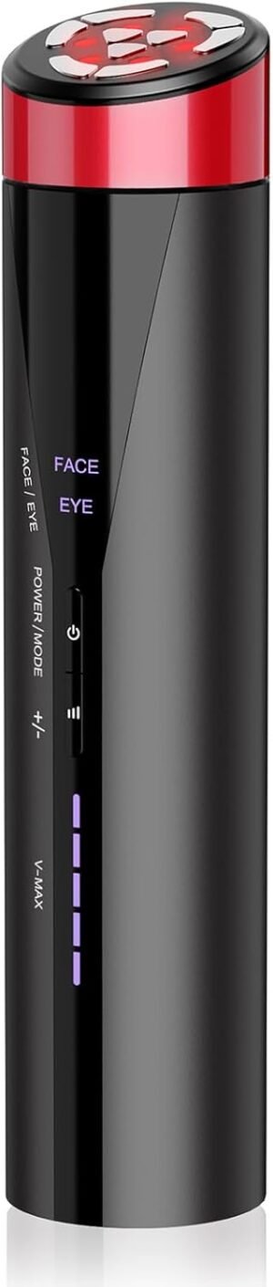 Radio Frequency Skin Tightening Device, 3-in-1 Microcurrent Facial Machine Face Massager LED Anti Aging Wrinkle Reduction, Enhanced Absorption, Elasticity, Pore Care Korean Skin Care