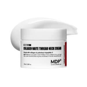 MDP+ PREMIUM COLLAGEN NAITE THREAD NECK CREAM 2.0, Skin Tightening, Firming, 3.38oz/100ml, Anti-aging, Moisturizer Face Cream, Neck & Décolleté Wrinkles, Soft Smooth Skin