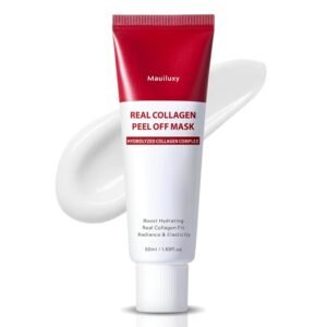 Real Collagen Fit Overnight Wrapping Peel Off Face Mask with Jelly Brush – Peel Off Mask Luxury Hydrating & Elasticity With Hydrolyzed Collagen, Plump & Glass Skin, Korean Skin Care 50ml/1.69 fl. oz