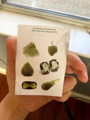 Moldavite Ring 925 Sterling Silver Handmade Natural Rough Gemstone Jewelry For Her (9)