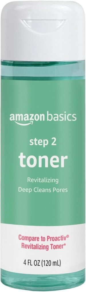 Amazon Basics 3-Step Acne Remedy System Toner, 4 Fluid Ounces, 1-Pack