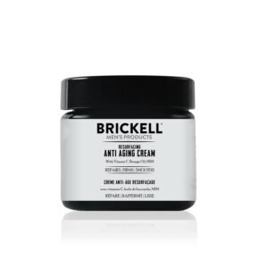 Brickell Men’s Products Resurfacing Anti-Aging Face Cream For Men, Natural and Organic Face Moisturizer, Vitamin C Cream For Wrinkles, 2 Ounce, Scented