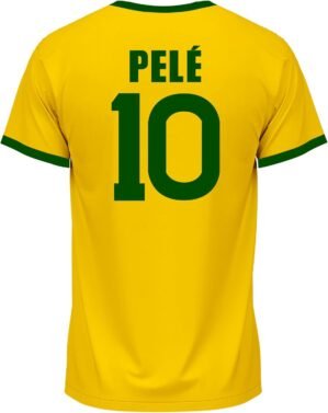 Retro Pelé 1970 Jersey – Iconic Number 10 | Tribute to The King of Soccer | Premium Quality | Perfect for Fans and Collectors