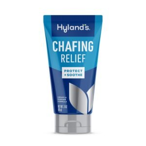 Hyland’s Chafing Relief Cream: Anti Chafe Cream-to-Powder to Prevent Chafing & Soothe Irritated Skin for Men and Women – 3 oz