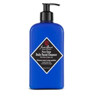 Jack Black Pure Clean Daily Facial Cleanser for Men – Mens Face Wash, Jack Black Face Wash Men’s, Face Wash for Men, Face Cleanser for Men, 2-in-1 Mens Facial Cleanser & Toner, Gifts for Men