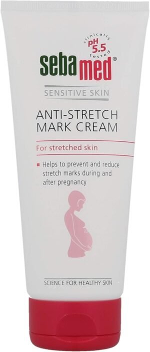 Sebamed Anti-Stretch Mark Cream Stretch Mark Cream – for Pregnancy Stretch Mark & Prevention Oil – Stretch Mark Removal Cream for Pregnant Women, Mothers – Safe for All Ages & Skin Types