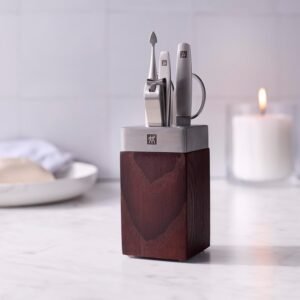 ZWILLING Beauty Premium 6-pc Ash Wood Bath Station Set