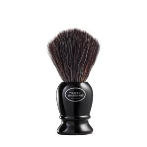 The Art of Shaving Original Shaving Brush – Pure Black – Features Premium Synthetic Fibers For a Rich, Foamy, Lather