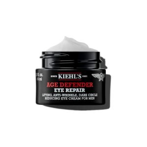 Kiehl’s Age Defender Eye Repair, Anti-Aging Eye Cream for Men, Lift, Firm and Visibly Reduce Dark Circles and Crow’s Feet, Instantly Brightens, Paraben-free, Fragrance-free – 0.5 fl oz