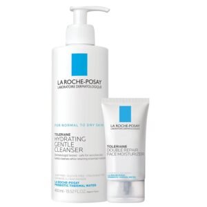 La Roche-Posay Toleriane Hydrating Gentle Face Cleanser, Hydrating Facial Cleanser With Niacinamide + Ceramides, Daily Face Wash For Dry Skin To Normal Skin, Sensitive Skin Tested, Fragrance Free
