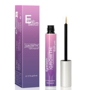 Premium Eyelash Growth Serum, Eyebrow Growth Serum, 18 Plant Extracts for Advanced Lashes Enhancer Longer, Fuller and Thicker, Natural Beauty Enhancement(5ml)
