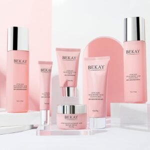 O’KADY 6-Piece Skincare Gift Set – Avocado & Hyaluronic Acid Collection, Hydrating Cleanser, Toner, Creams & Tone-Up Base – Daily Moisture Routine for All Skin Types, Holiday Gift for Women