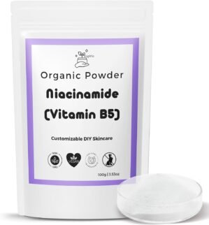 Premium Niacinamide Powder for DIY Skincare – 99% Purity, Soothes Blemished Skin, Reduces Signs of Aging, and Enhances Skin Lightening