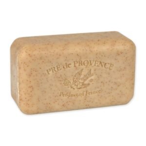 Pre de Provence Artisanal French Moisturizing Soap Bar, Shea Butter Enriched, Quad Milled for Long Lasting Rich Smooth Lather, 5.3 Ounce, Honey Almond