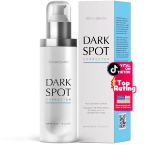EnaSkin Dark Spot Remover Face & Body Serum: Age Spot Sun Spot Freckles Melasma Brown Spot – Advanced Formula with Niacinamide for Women and Men (1.0 Fl Oz)