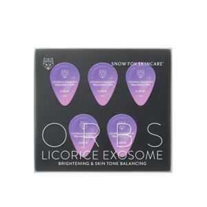 Snow Fox Skincare – Freeze-Dried Exosome Orbs | Bio-Fermented Hyaluronic Exosomes | Facial Serum | Luxury Skincare Treatment for Face, All Skin Types | Licorice Exosome Treatment Orb – 5 Capsule