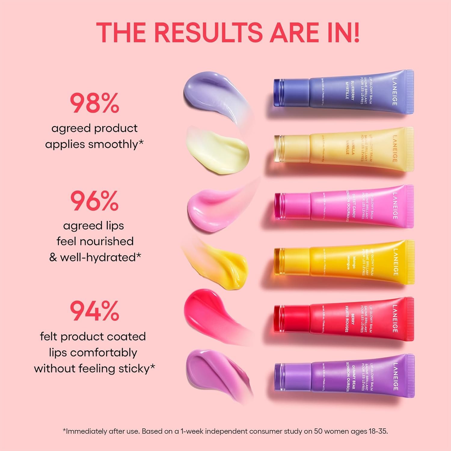 LANEIGE Lip Glowy Balm: Sheer Tinted Lip Moisturizer with Shea Butter, for Hydrating Shine & Soft Lips - Image 6